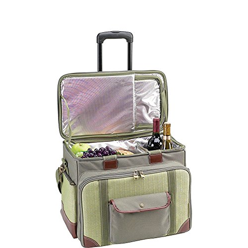 Picnic-at-Ascot-Ultimate-Insulated-Picnic-Cooler-on-Wheels-with-Service-for-4-0-0