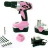Pink-Power-PP182-18V-Cordless-Drill-Kit-for-Women-with-2-Batteries-Case-Charger-Bit-Set-0