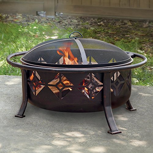 Pleasant-Hearth-Sunderland-36-in-Circular-Fire-Pit-with-Mesh-Cover-0