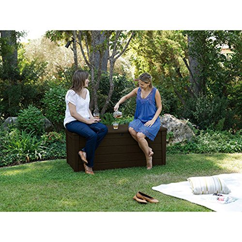 Pool-Deck-Storage-Box-and-Bench-is-2-in-1-Multifunctional-Patio-Seat-Resin-UV-Protected-120-Gallon-Pool-and-Yard-Container-for-Cushions-Table-Covers-Candles-Beach-Toys-0-0
