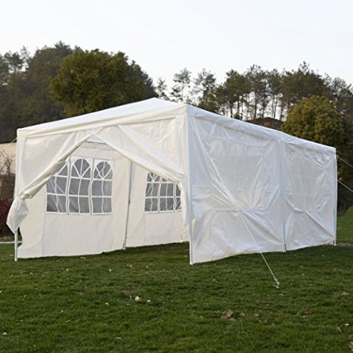 Qisan-Canopy-tent-carport-10-X-20-feet-Domain-Carport-with-sidewalls-white-0