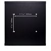 Qualarc-WF-8022-Hayward-Wall-Mount-Cigarette-Ash-Receptacle-Black-with-Stainless-0-1