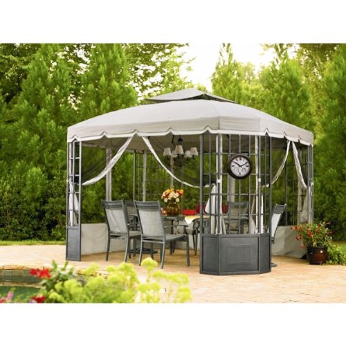 RIPLOCK-FABRIC-Replacement-Canopy-and-Netting-Set-for-the-Bay-Window-Gazebo-Sold-at-Sears-0