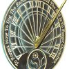Rome-2325-Gardeners-Reflection-Sundial-Solid-Brass-with-Verdigris-Highlights-10-Inch-Diameter-0