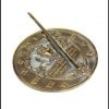 Rome-2329-Thoreau-Sundial-Solid-Brass-with-Verdigris-Highlights-85-Inch-Diameter-0