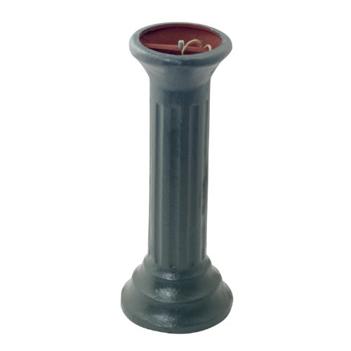 Rome-B18-Column-Sundial-Pedestal-Base-Cast-Iron-with-Painted-Finish-20-Inch-Height-by-9-Inch-Width-0