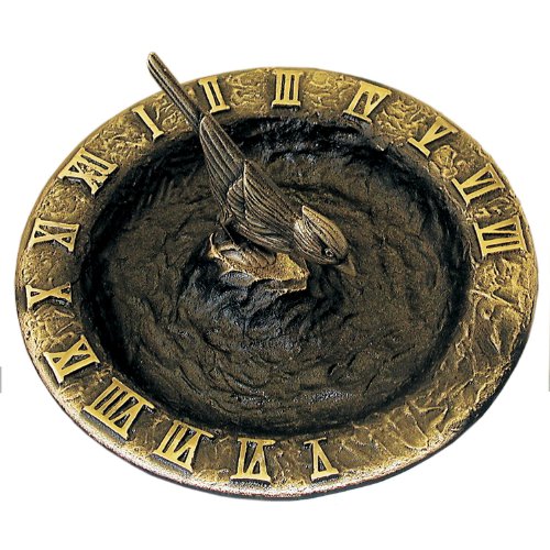 Rome-RM2322-Antique-Brass-Birdbath-Sundial-0