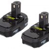 Ryobi-2-Pack-P102-One-Lithium-Ion-18-Volt-Compact-Batteries-Bulk-Packaged-0