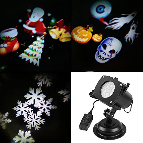 SENQIAO-Projector-Light-12-Pattern-LED-Landscape-Light-Waterproof-Garden-Lamp-Projection-Lighting-for-Halloween-Christmas-Holiday-Party-Garden-Decoration-0