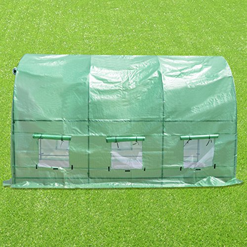 STRONG-CAMEL-Hot-Green-House-Cover-for-12-X-7-X-7-Larger-Walk-In-Outdoor-Plant-Gardening-Greenhouse-FRAME-DOES-NOT-INCLUDED-0-0