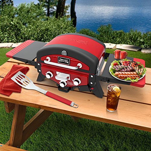 Smoke-Hollow-Vector-3-Burner-Propane-Gas-367-sq-in-Cooking-Surface-Tabletop-Grill-with-Side-Tables-Cook-Up-To-22-Burgers-0-0