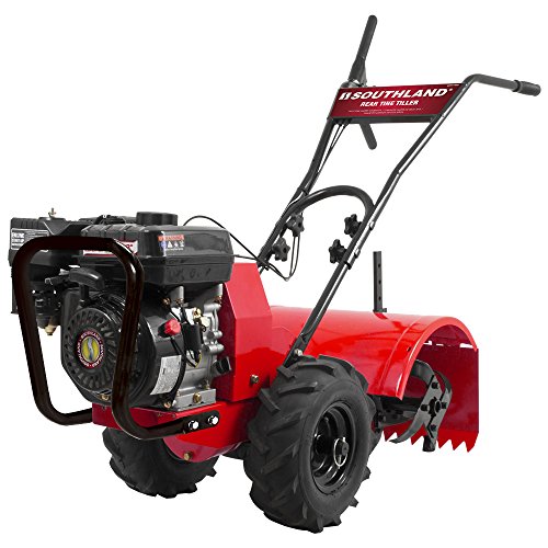 Southland-SRTT196E-Rear-Tine-Tiller-with-196cc-4-Cycle-96-foot-pound-OHV-Engine-0