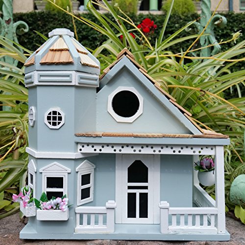 Springfield-Flower-Cottage-Birdhouse-is-a-Beautiful-Sky-Blue-with-White-Trim-Charming-Wood-Birdhouse-with-Beautiful-Flower-Pots-0-1