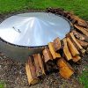 Stainless-Steel-Metal-Fire-Pit-Cover-38-34-Diameter-0