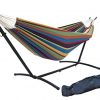 SueSport-Double-Hammock-With-Space-Saving-Steel-Stand-Includes-Portable-Carrying-Case-0
