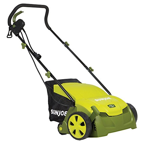 Sun-Joe-13-in-12-amp-Electric-Scarifier-and-Lawn-Dethatcher-with-Collection-Bag-0