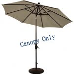 Sunbrella-Canopy-Replacement-for-9ft-8-Ribs-Patio-Umbrella-Taupe-Canopy-Only-0-0