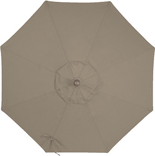 Sunbrella-Canopy-Replacement-for-9ft-8-Ribs-Patio-Umbrella-Taupe-Canopy-Only-0-1