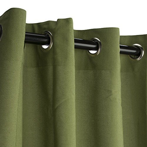 Sunbrella-Outdoor-Curtain-with-Nickle-Grommets-Antique-Beige-0