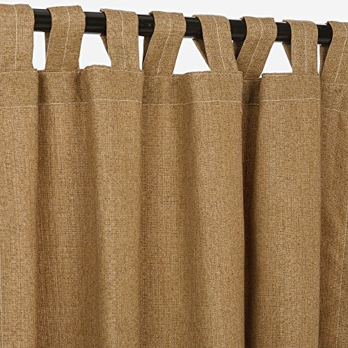 Sunbrella-Outdoor-Curtain-with-Tab-Top-Linen-Sesame-50×96-0