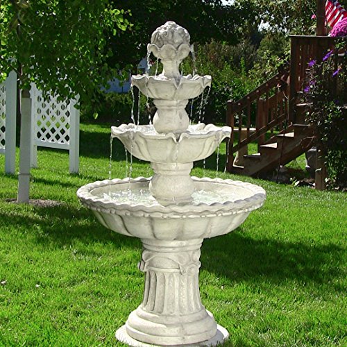 Sunnydaze-Four-Tier-White-Electric-Water-Fountain-with-Fruit-Top-52-Inch-Tall-0-0
