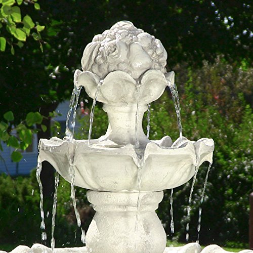 Sunnydaze-Four-Tier-White-Electric-Water-Fountain-with-Fruit-Top-52-Inch-Tall-0-1