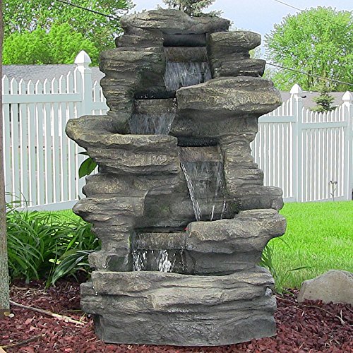 Sunnydaze-Stacked-Shale-Electric-Outdoor-Waterfalll-with-LED-Lights-38-Inch-Tall-0-0