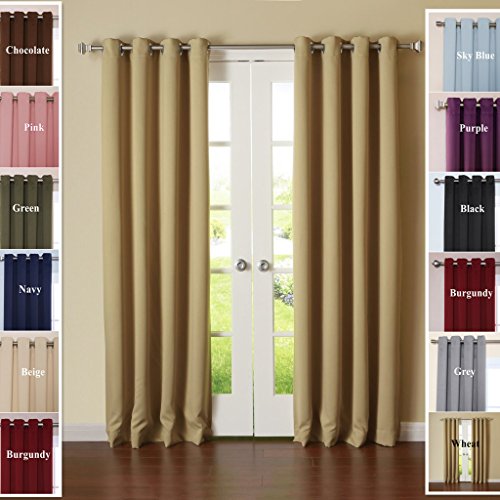 TWOPAGES-Solid-120-inches-Width-Stainless-Steel-Nickel-Grommet-Triple-Weaved-Polyester-Curtains-Drapes-1-Panel-0
