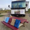 Table-Glove-Fitted-Marine-Grade-Vinyl-Fitted-Picnic-Table-cloth-or-Table-Cover-Sets-Fits-6-Foot-Tables-Multiple-Colors-Hand-Made-In-United-States-Great-For-Camping-or-Full-time-RV-Living-0