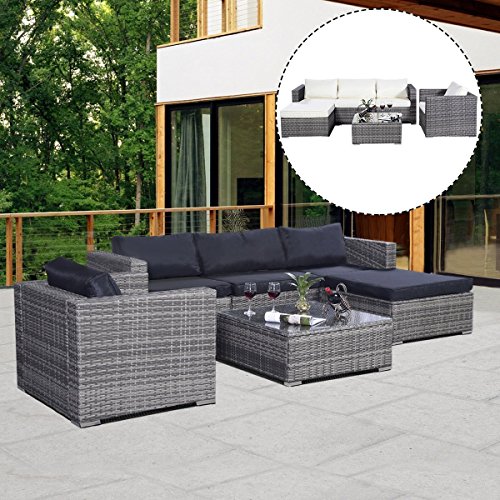 Tangkula-6PC-Furniture-Set-Aluminum-Patio-Sofa-PE-Gray-Rattan-Couch-2-Set-Cushion-Covers-0-0