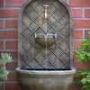 The-Milano-Outdoor-Wall-Fountain-Florentine-Stone-Finish-Water-Feature-for-Garden-Patio-and-Landscape-Enhancement-0
