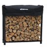 The-Woodhaven-4-Foot-Firewood-Log-Rack-with-Cover-0