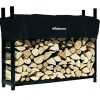 The-Woodhaven-5-Foot-Firewood-Log-Rack-with-Cover-0