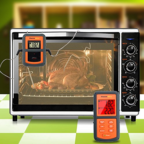 ThermoPro-TP08-Wireless-Remote-Digital-Kitchen-Cooking-Meat-Thermometer-Dual-Probe-for-BBQ-Smoker-Grill-Oven-Monitors-Food-from-300-Feet-Away-0-0