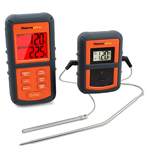 ThermoPro-TP08-Wireless-Remote-Digital-Kitchen-Cooking-Meat-Thermometer-Dual-Probe-for-BBQ-Smoker-Grill-Oven-Monitors-Food-from-300-Feet-Away-0