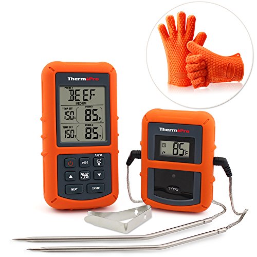 ThermoPro-TP20-Wireless-Remote-Digital-Cooking-Food-Meat-Thermometer-with-Dual-Probe-for-Smoker-Grill-Oven-BBQ-0