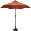 Tropishade-Tropilight-LED-Lighted-9-ft-Bronze-Aluminum-Market-Umbrella-with-Rust-Polyester-Cover-0