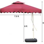 Tylors-Garden-7-12-Ft-Cantilever-Outdoor-Patio-Umbrella-with-UV-Resistant-100-Polyester-Burgundy-0-1