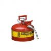 Type-II-AccuFlowTM-Steel-Safety-Can-for-flammables-25-gal-flame-arrester-58-metal-hose-0