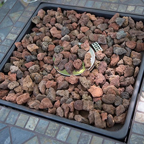 UniFlame-Slate-Mosaic-Propane-Fire-Pit-Table-with-FREE-Cover-0-0
