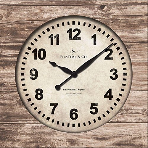 Weathered-Square-Wall-Clock-0