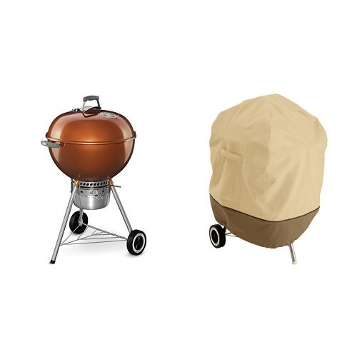 Weber-14402001-Original-Kettle-Premium-Charcoal-Grill-22-Inch-Copper-with-Classic-Accessories-Cover-0