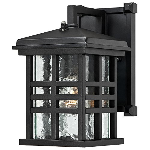 Westinghouse-6204500-Caliste-1-Light-Outdoor-Wall-Lantern-with-Dusk-to-Dawn-Sensor-Textured-Black-0