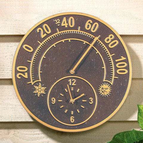 Whitehall-Products-Solstice-Thermometer-Clock-French-Bronze-0