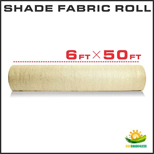 Windscreen4less-Shade-Fabric-Roll-95-Uv-Block-6×50-Beige-Tan-0