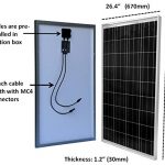 WindyNation-100-Watt-100W-Solar-Panel-for-12-Volt-Battery-Charging-RV-Boat-Off-Grid-0-0