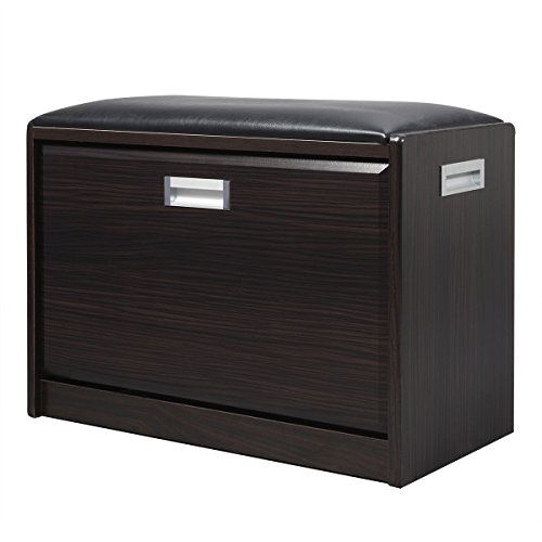 Wood-Shoe-Storage-Bench-Ottoman-Cabinet-Closet-Shelf-Entryway-Multipurpose-New-0-0