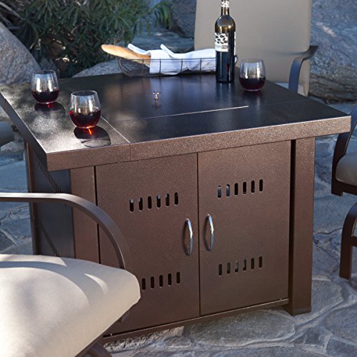 XtremepowerUS-Out-door-Patio-Heaters-LPG-Propane-Fire-Pit-Table-Hammered-Bronze-Steel-Finish-0-1