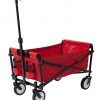 YSC-Wagon-Garden-Folding-Utility-Shopping-CartBeach-Red-0-0