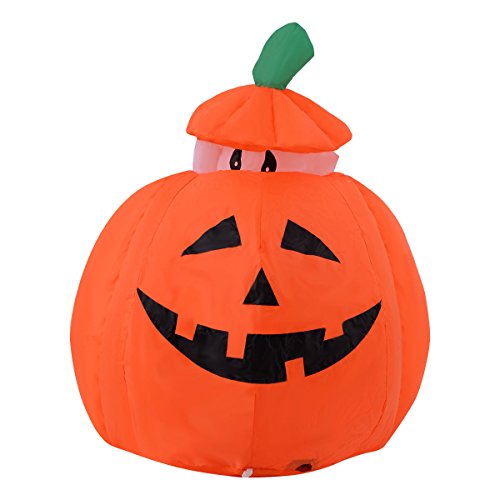 Youzee-4FT-Halloween-Inflatable-UpDown-Ghost-Pumpkin-YardIndoor-Decor-Lighted-Blow-up-0-1